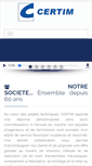 Mobile Screenshot of certim.fr