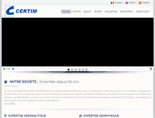Tablet Screenshot of certim.fr